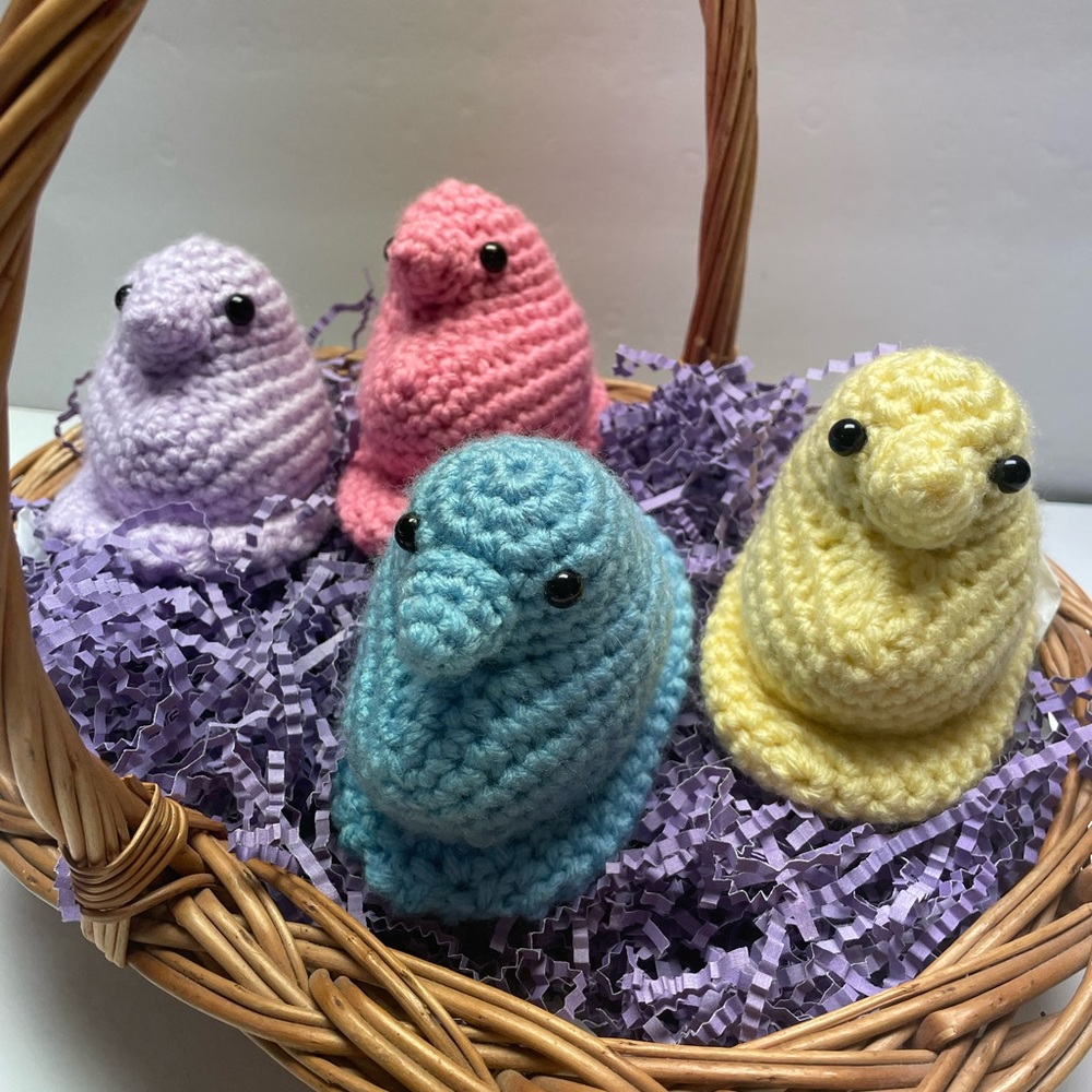 Easter Peeps Crocheted